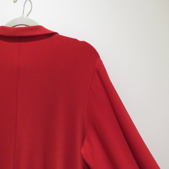 SYMPLI The Blazer in Red Stretch Jersey Lagenlook Comfort Travel Size US 12 NWT - Picture 10 of 12
